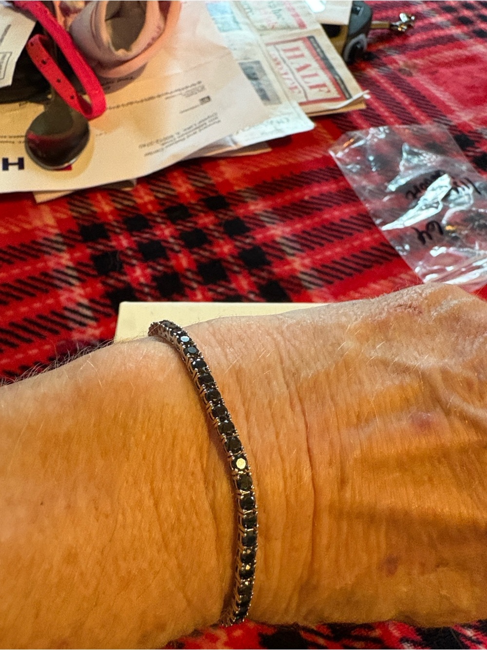 Classic Black Tennis Bracelet - Women Accessories